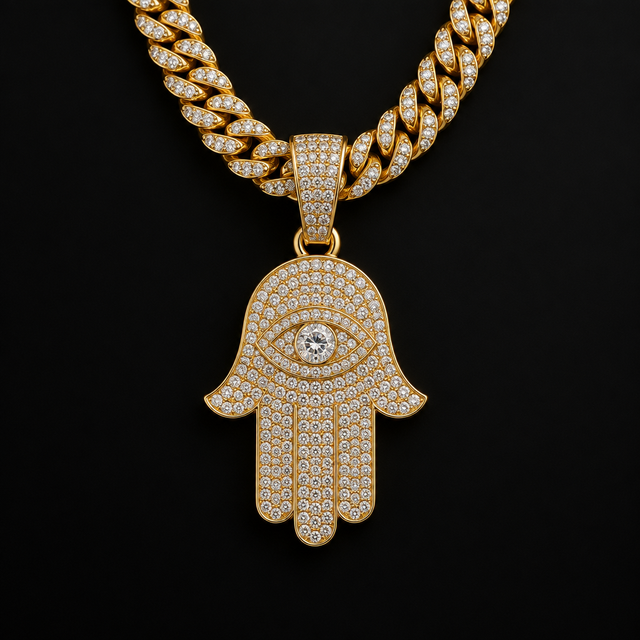Hamsá Dourado