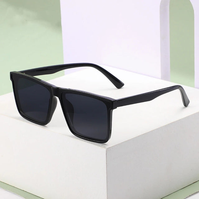 Óculos de Sol Masculino Retangular | Noir